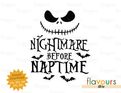 Nightmare before Naptime - Cuttable Design Files - FlavoursStore