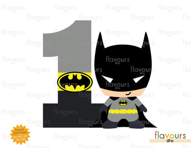 One - Batman - SVG Cut File - FlavoursStore