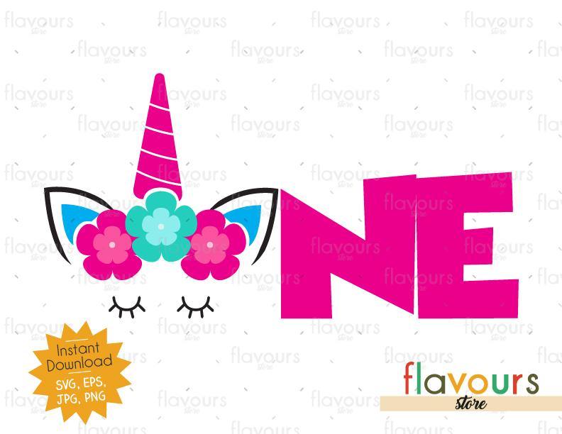 One - Unicorn - Instant Download - SVG FILES - FlavoursStore