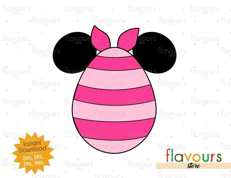 Piglet Ears Easter Egg - SVG Cut File - FlavoursStore