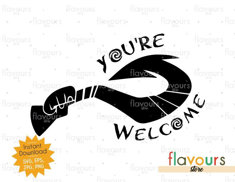 You Are Welcome Maui Hook - Moana - Cuttable Design Files – FlavoursStore