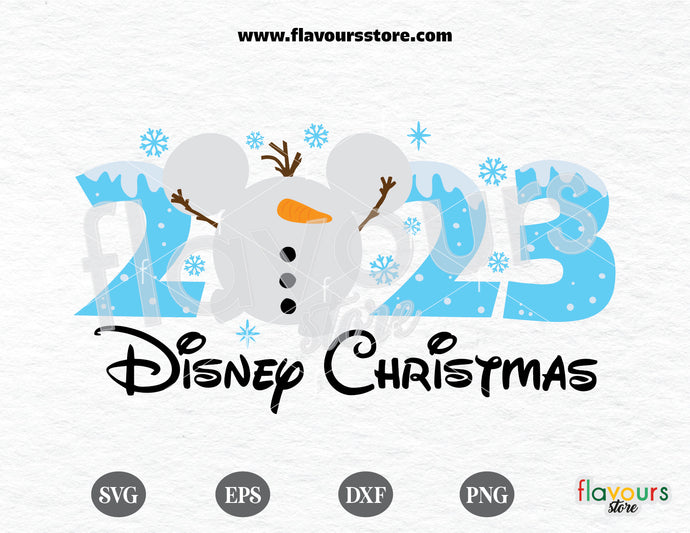 Olaf Frozen Christmas SVG
