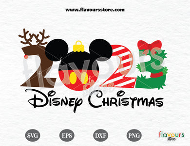Mickey Christmas Ornament SVG