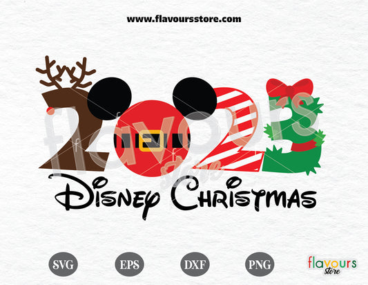 Mickey Santa Ears SVG