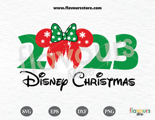 Minnie Christmas SVG