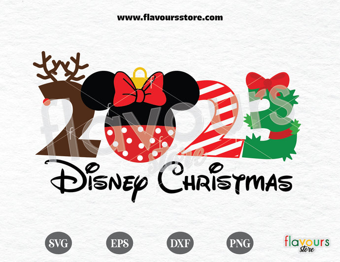 Minnie Christmas Ornament SVG