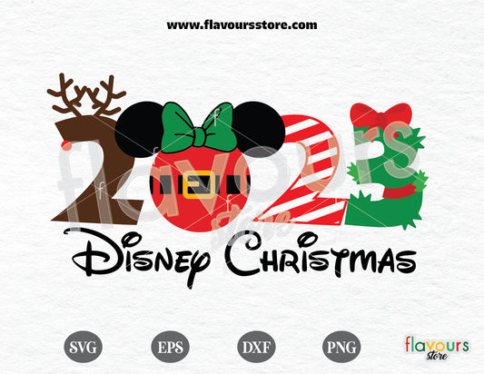 Minnie Santa Ears SVG