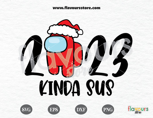 Among Us Christmas SVG