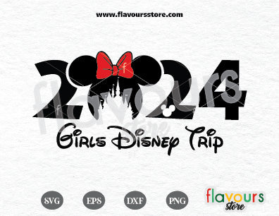 2024 Disney Girls Trip SVG, Minnie Ears SVG Cut Files