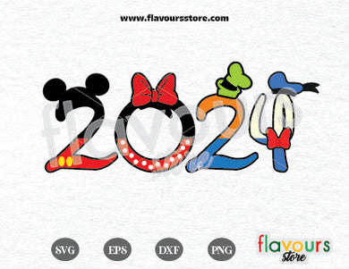 Disney Trip 2024, Disney Inspired, Mickey Minnie Goofy Donald, SVG Cut File