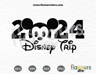 2024 Disney Trip Baby Mickey SVG Cut File