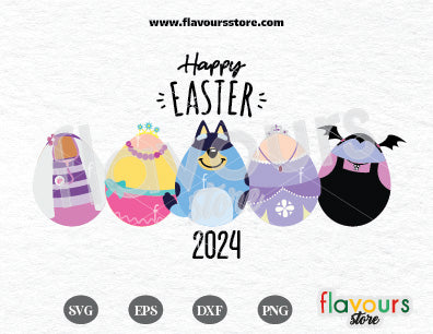 Happy Easter, Disney Junior Inspired SVG Cut Files
