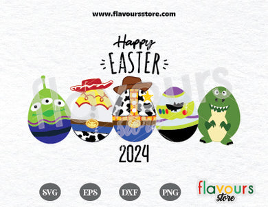 Happy Easter Toy Story Easter Egg SVG Cut File