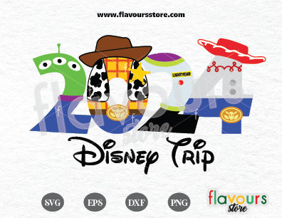 2024 Toy Story, Disney Trip SVG Cut File