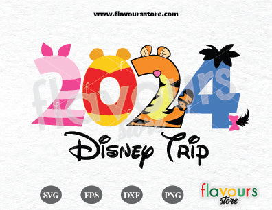 2024 Winnie The Pooh SVG Cut File