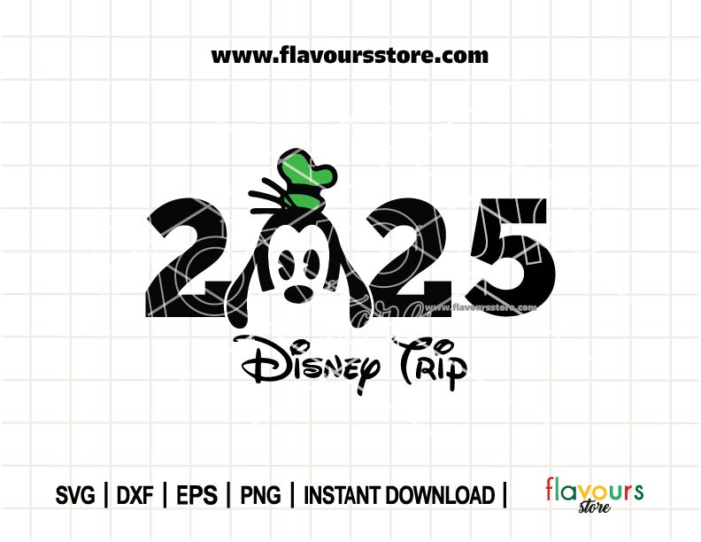 2025 Disney Trip, Baby Goofy SVG Cut Files