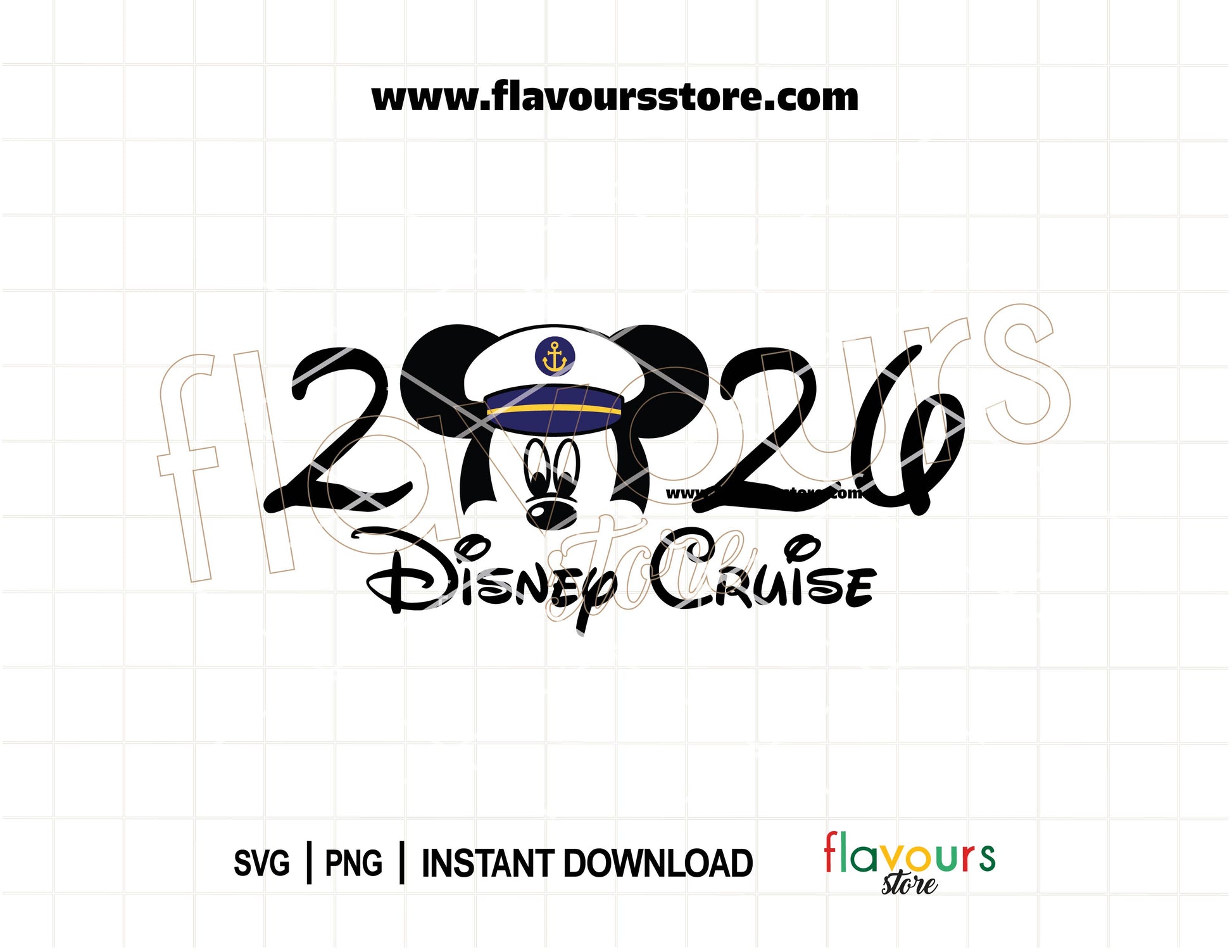 Captain Mickey Disney Cruise 2026 SVG for family matching cruise shirts for Cricut and sublimation