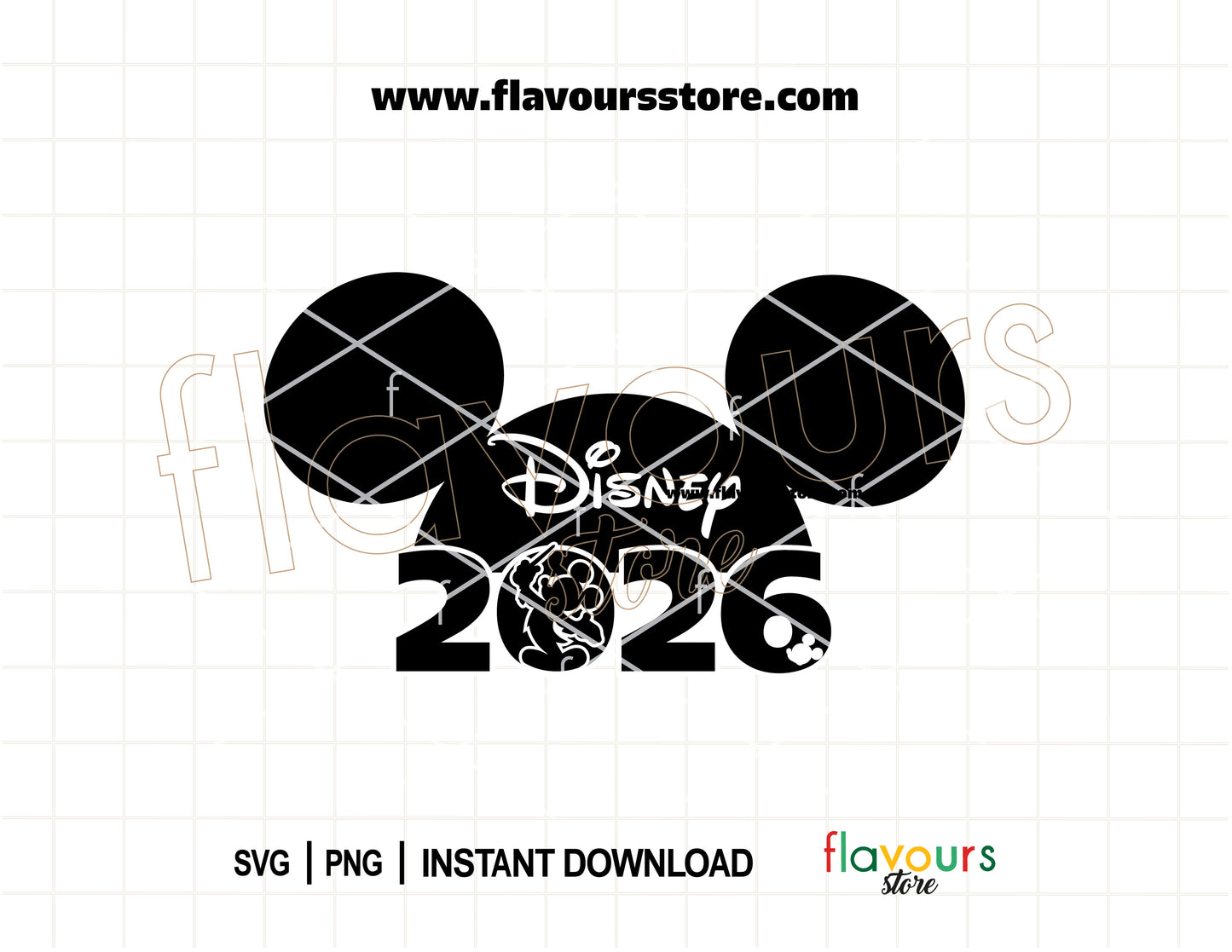 Disney 2026 family trip Mickey magic inspired SVG PNG for Cricut matching vacation shirts