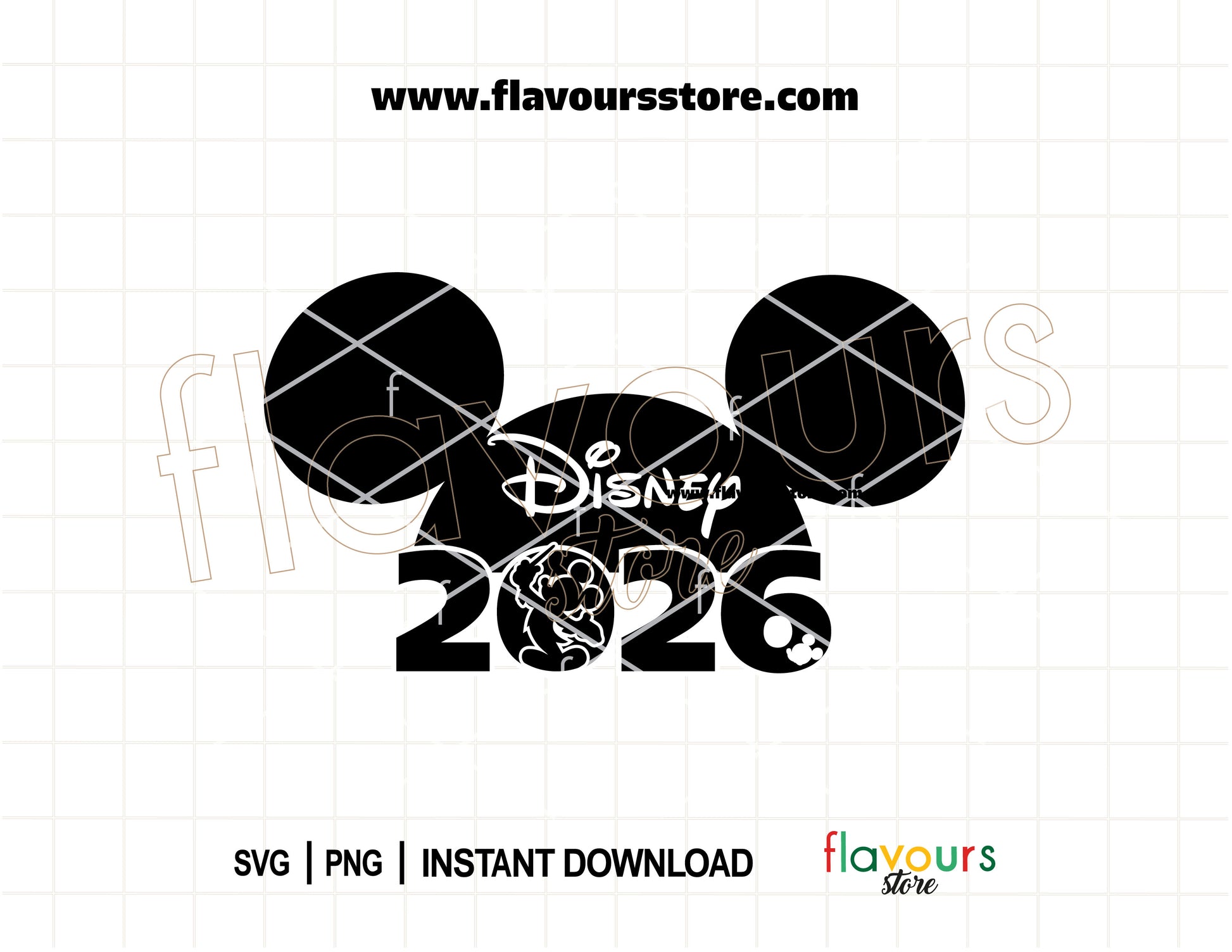 Disney 2026 family trip Mickey magic inspired SVG PNG for Cricut matching vacation shirts