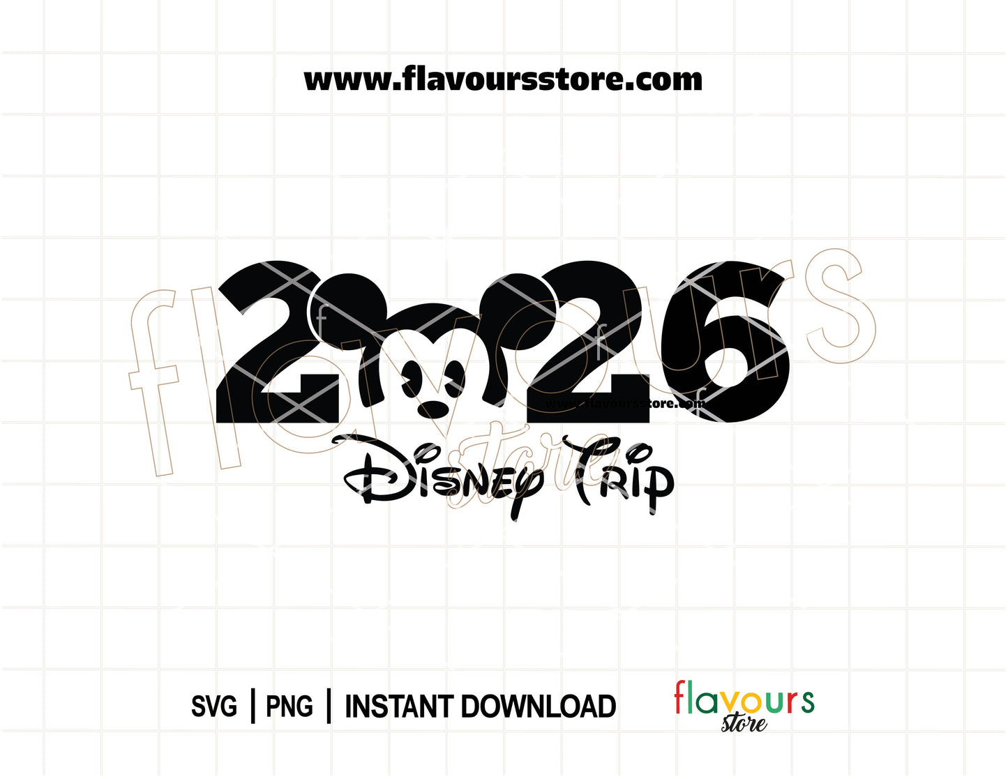 2026 Baby Mickey Face SVG for Disney trip matching family shirts and toddler outfits Cricut design
