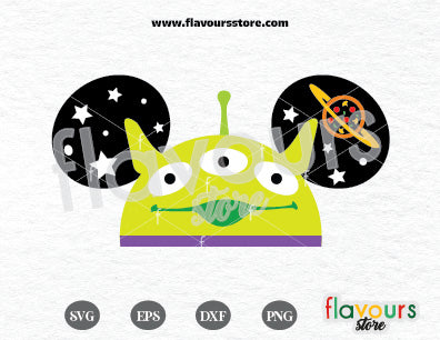 Alien Hat Ears, Toy Story SVG File