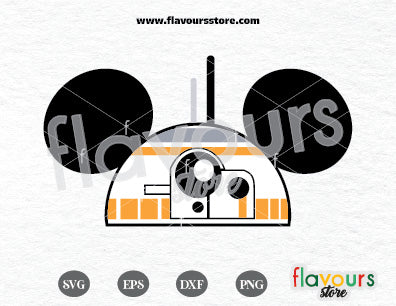 BB8 Hat Ears, Star Wars SVG Cut File