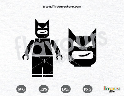 Batman Lego Silhouette SVG Cut File, Lego Silhouette svg, svg file for Silhouette, Cricut svg, svg download