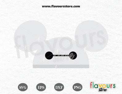 Baymax Hat Ears SVG Cut Files