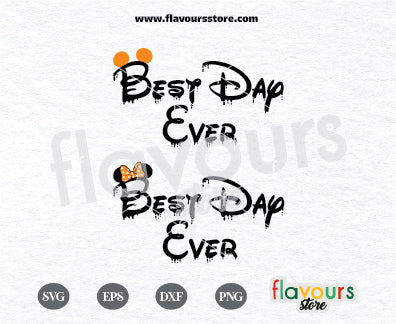 Best Day Ever Halloween Svg, Mickey Ears, SVG Cut File Cricut