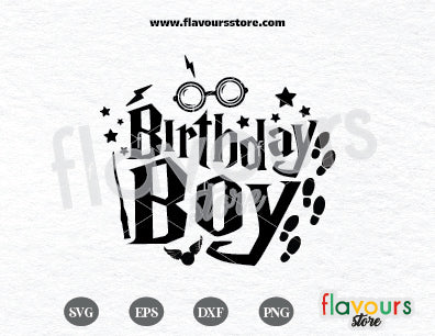 Birthday Boy Svg, Wizard Birthday Svg, Harry Potter Svg Files for Cricut
