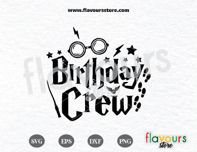 Wizard Birthday Crew Svg, Wizard Birthday Svg, Harry Potter Birthday Svg Files for Cricut