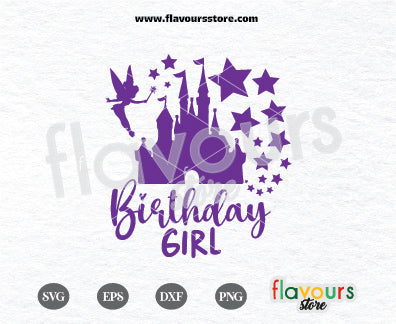 Birthday Girl, Disney Castle, Magical Birthday SVG Cut File Cricut