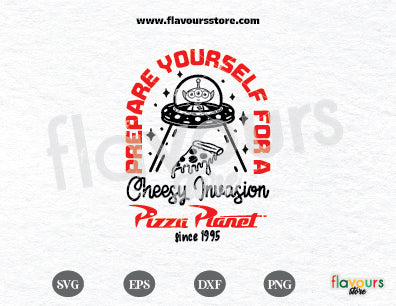 Cheesy Invasion Svg, Alien Toy Story Svg, Dripping Pizza Svg, Alien Png, Pizza Planet Png, Ufo Abduction Png, Invading The Earth, Cricut