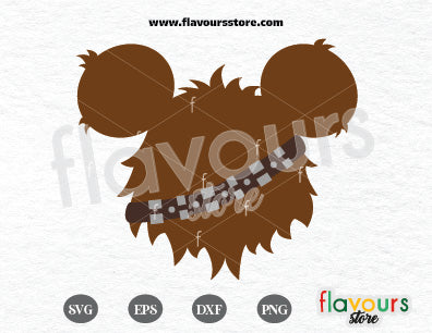 Chewbacca Ears, Star Wars Svg Cut Files