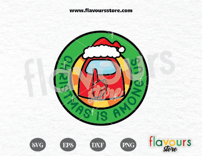 Christmas is Among Us, Among Us, Impostor Santa SVG Cut File