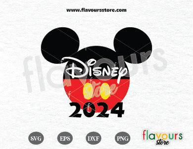 Disney 2024, Mickey Ears SVG Cut Files
