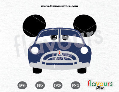 Doc Hudson Mickey Ears, Disney Cars SVG Cut File