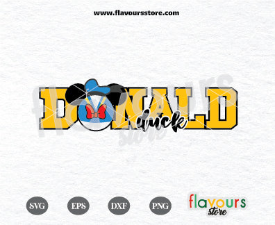 Donald Duck, Donald Duck Ears SVG Cut File