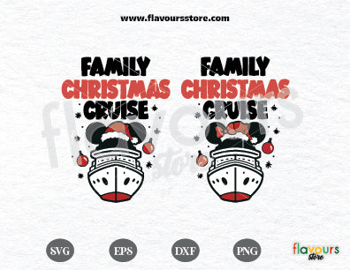 Family Christmas Cruise Svg, Mouse Cruise Ship PNG, Mouse Christmas Cruise Svg, Christmas trip Svg, Boat cruise Svg, Mouse ears Svg Cricut