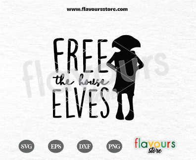 Free The House Elves, Dobby Love Svg, Free Dobby SVG Cut File Cricut