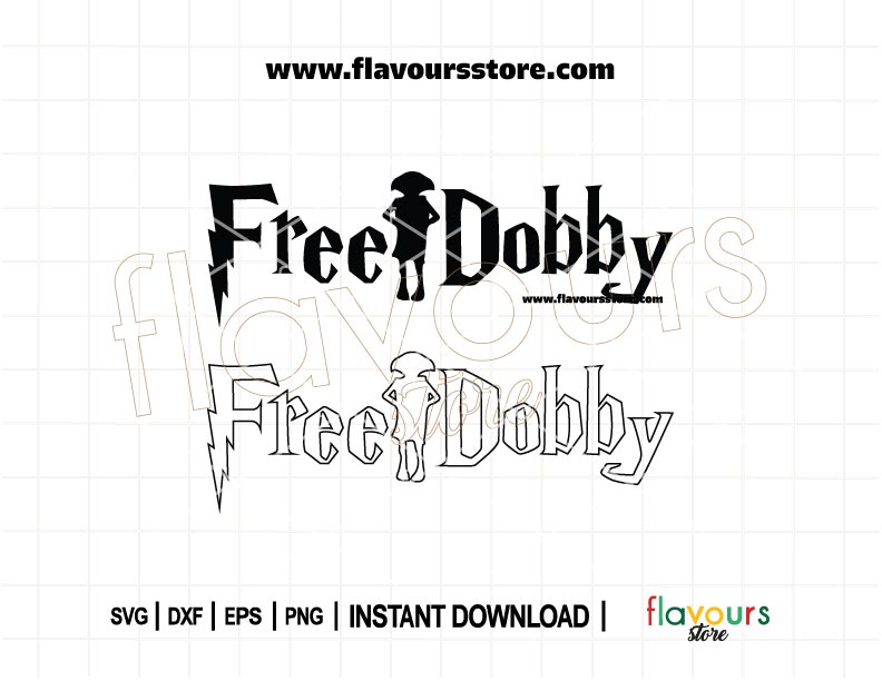 Free Dobby quote SVG – Harry Potter-inspired digital cut file for Cricut, shirts, mugs, and fan crafts