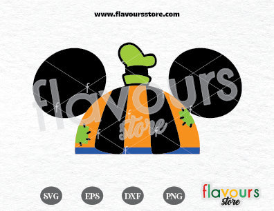 Goofy Hat Ears SVG Cut Files