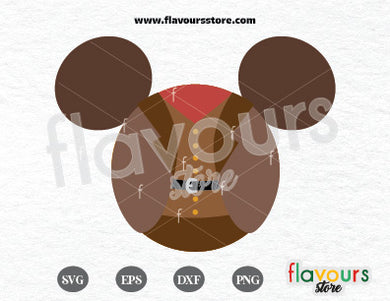Hagrid Harry Potter, Mickey Ears, SVG Cut File