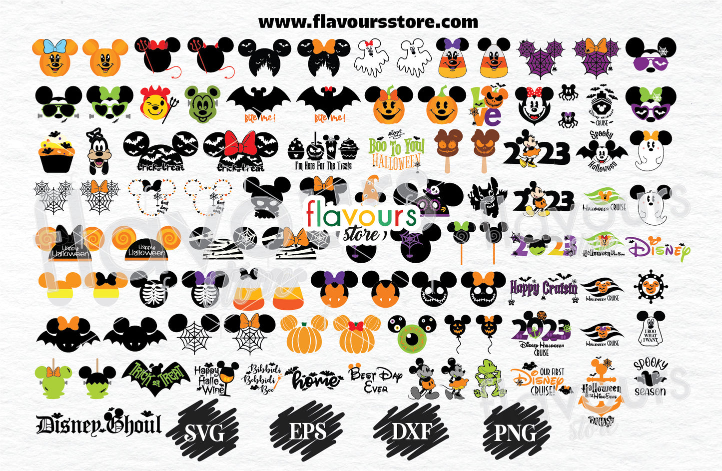 Halloween Bundle SVG, Disney Halloween SVG, Mickey Halloween SVG, Minnie Halloween SVG, Bundle SVG, Disney Mouse SVG, Svg Bundles