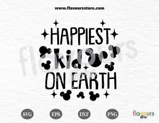 Happiest Kid On Earth Svg, Disney svg free, Disney svgs free - FREEBIE