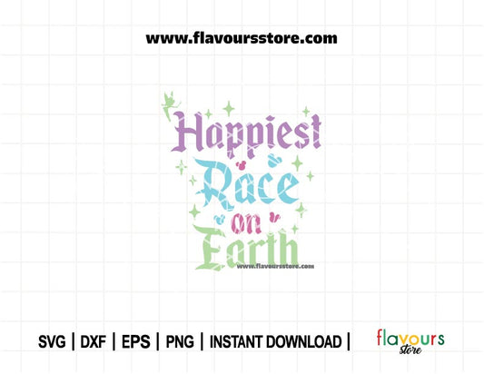 Happiest Race on Earth SVG, Whimsical Magical Designs, Mouse Run, Marathon DIY Shirt, Perfect for Cricut Silhouette, Crafts Gift for Runners