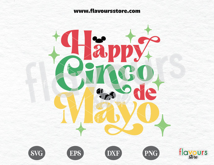 Happy Cinco de Mayo FREE SVG Cut File, Disney svg free, Disney svgs free - FREEBIE