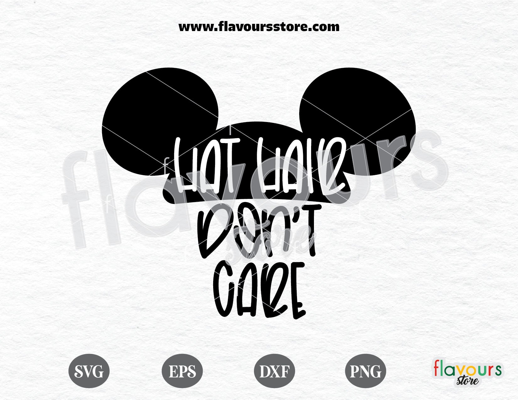 Hat Hair Don't Care SVG Cut File, Disney svg free, Disney svgs free - FREEBIE