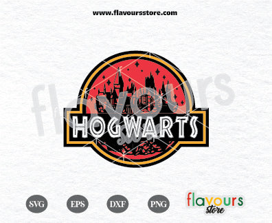 Hogwarts Jurassic World, Wizard School Svg, Magic Svg for Cricut