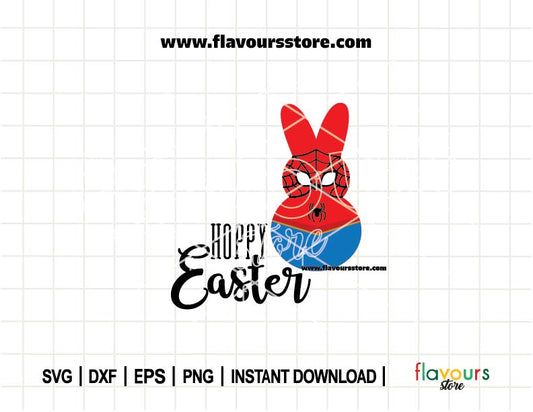 Hoppy Easter - Spiderman Bunny Peep - SVG Cut Files